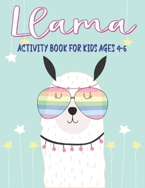 Llama Activity Book for Kids Ages 4-6: Fun with Learn, A Fantastic Kids Workbook Game for Learning, Funny Farm Animal Coloring, Dot to Dot, Word Search and More! Cute gifts for kids by Mamutun Press 9781676338277