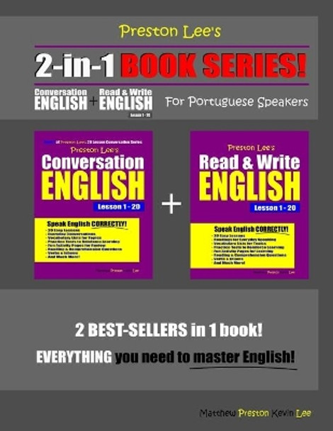 Preston Lee's 2-in-1 Book Series! Conversation English & Read & Write English Lesson 1 - 20 For Portuguese Speakers by Matthew Preston 9781675710272