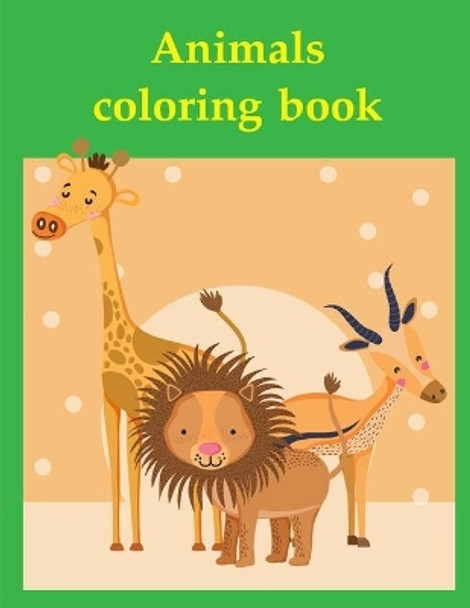 Animals coloring book: Funny Image age 2-5, special Christmas design by J K Mimo 9781712513552