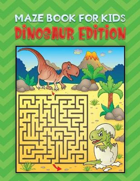 maze book for kids dinosaur edition: An Amazing Dinosaurs Themed Maze Puzzle Activity Book For Kids & Toddlers, Present for Preschoolers, Kids and Big Kids by Jane Kid Press 9798583215249