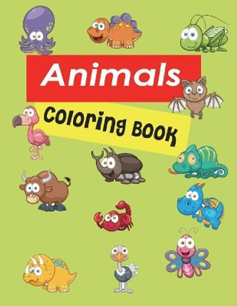 Animals Coloring Book: For Boys Ages 4-8, 8-12 by Panista Publishing 9781983314803