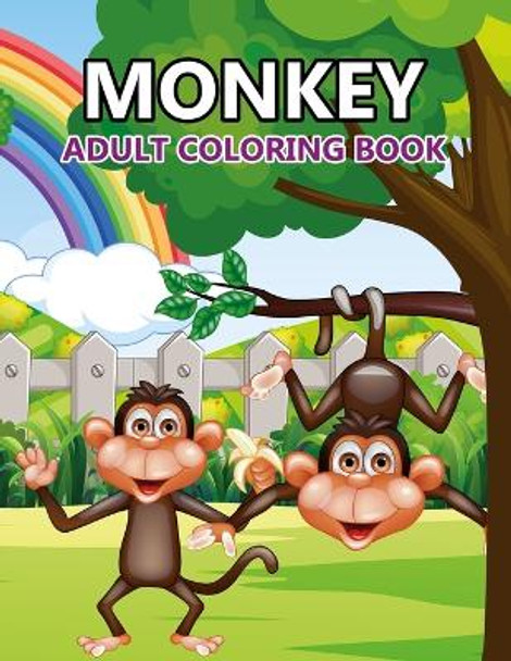 Monkey Adult Coloring Book by Mosharaf Press 9798876635303