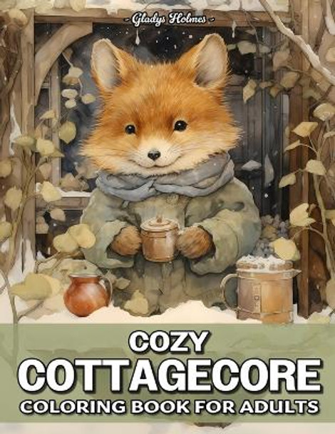 Cozy Cottagecore: Amazing Cottagecore Creatures Coloring Book For Adults With Cottage Animals, Country Farm, Woodland Creatures, And More by Gladys Holmes 9798876016539