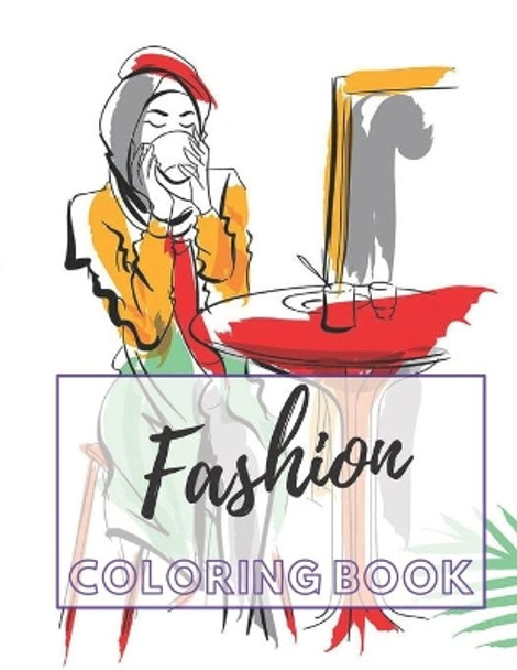 Fashion coloring book: style model for girls by Natalia Walas 9798725006087