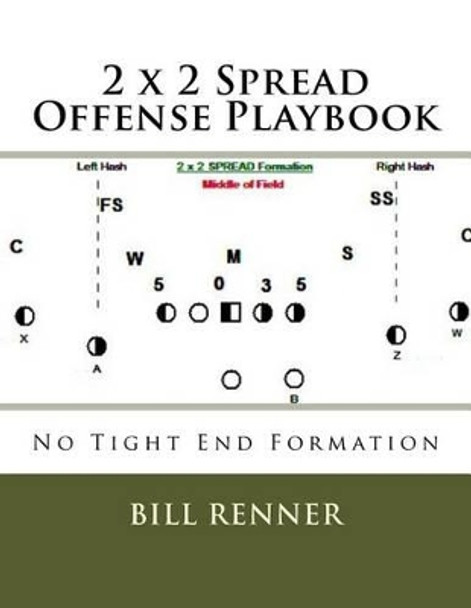 2 x 2 Spread Offense Playbook by Bill Renner 9781539731528