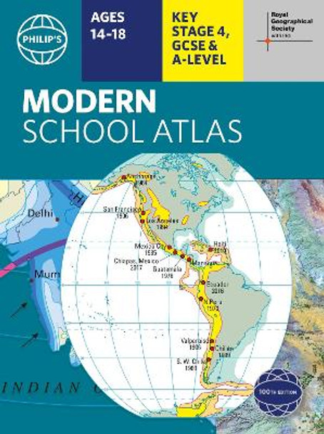 Philip's RGS Modern School Atlas: 100th edition by Philip's Maps