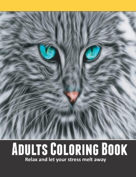 Adults Coloring book: Beautiful Flowers, Birds and Animals Coloring book by Meadow Books 9798654848031