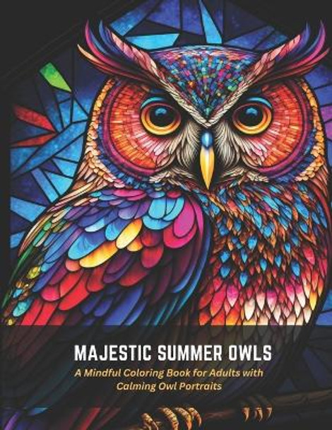 Majestic Summer Owls: A Mindful Coloring Book for Adults with Calming Owl Portraits by Mildred Patrick 9798393629359