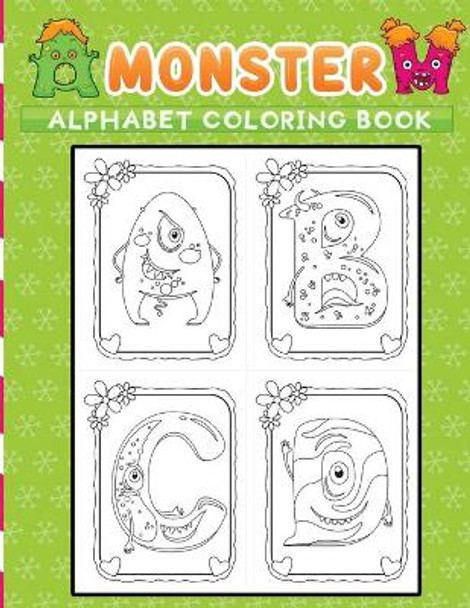 monster alphabet coloring book: Funny monsters themed alphabet coloring book kids & toddlers by Jane Kid Press 9798588294218