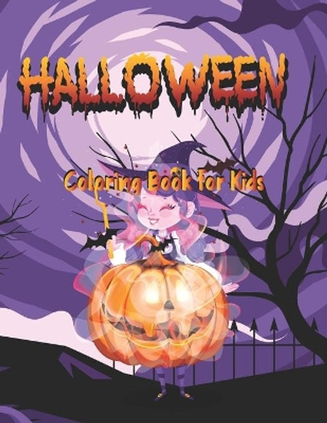 Halloween Coloring Book for kids: Halloween Coloring Book 50 cute design best size 8.5 x 11 by Coloring Book Press 9798675997091