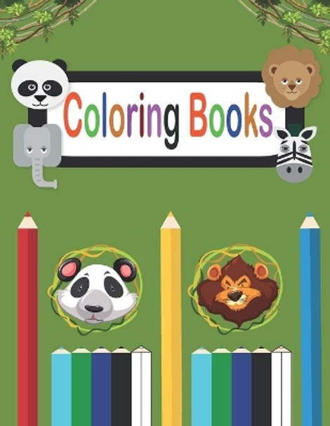 Coloring Books: Awesome Animals coloring book for kids ages 4-9 years by Ouaddaha Ayoub 9798703919057