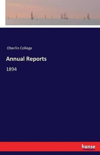 Annual Reports by Oberlin College 9783742801111