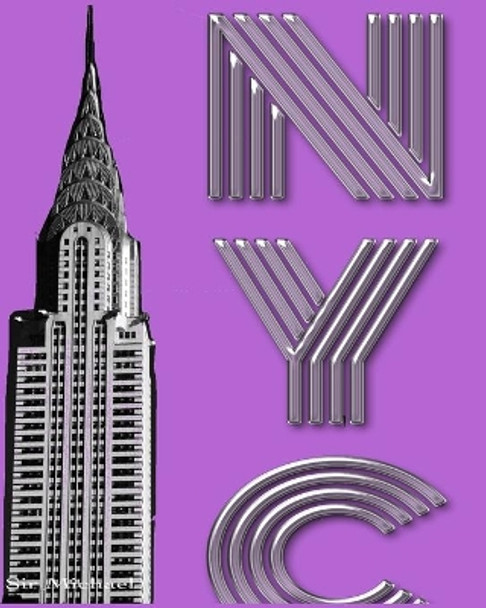 Chrysler Building New York City Drawing creative Writing journal by Michael Huhn 9780464191681