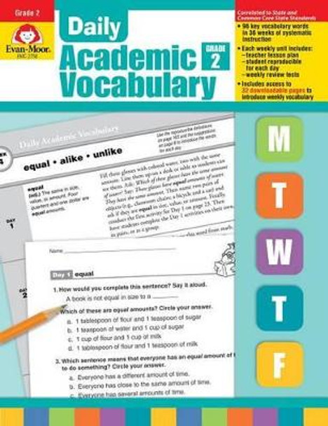 Daily Academic Vocabulary Grade 2 by Evan-Moor Educational Publishers