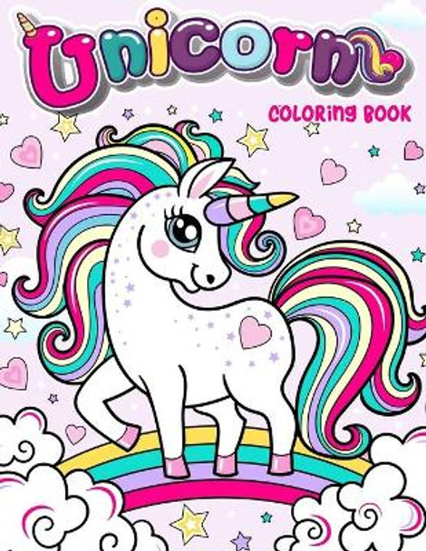 Unicorn Coloring Book: Big Unicorns Activity Coloring Book for Girls, Kids, Toddlers Bonus Mazes Puzzle Ages 4-8 Perfect Gifts by Activity Dodson 9798576762576