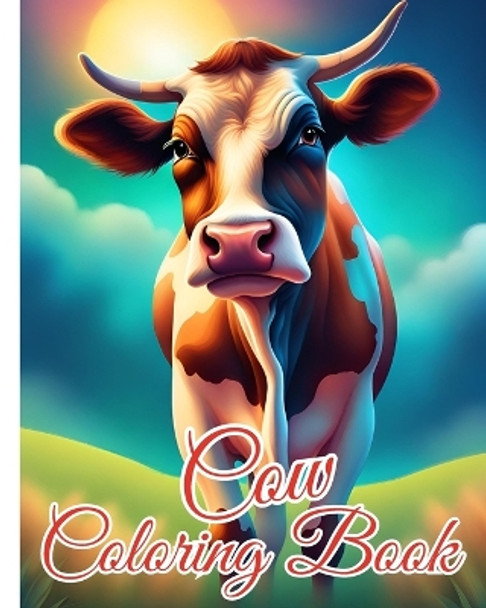 Cow Coloring Book: Beautiful Illustrations Of Cow, Cow Gift For Cow Lovers, Perfect for Relaxation by Thy Nguyen 9798880604418