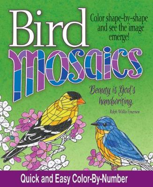 Bird Mosaics: Quick and Easy Color-By-Number by Product Concept Editors