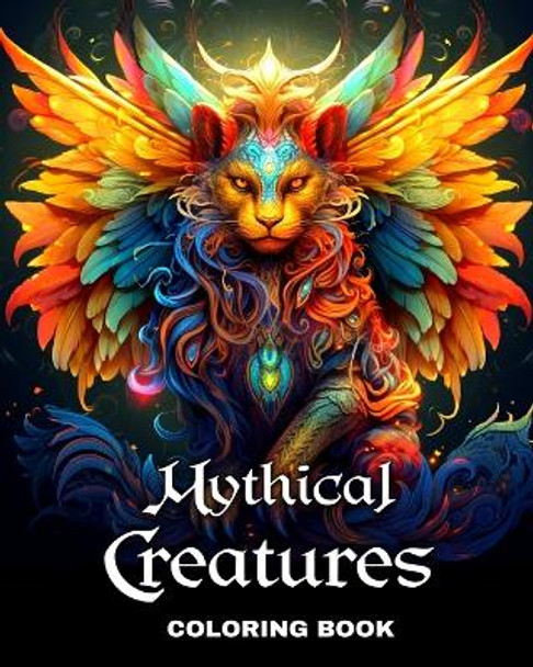 Mythical Creatures Coloring Book: Fantasy Creatures Coloring Sheets for Adults and Teens by Regina Peay 9798880665228