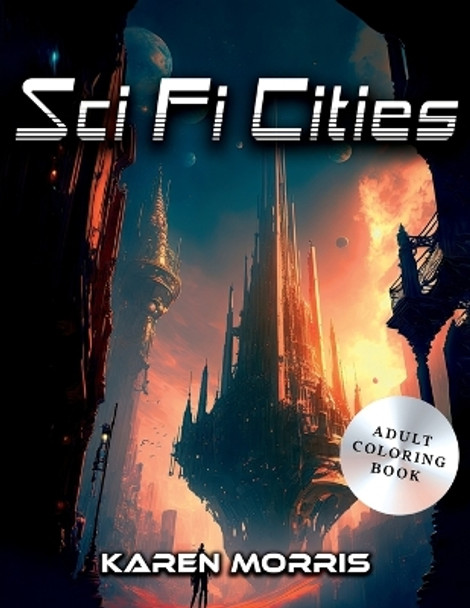 Sci-Fi Cities: Adult Coloring Book by Karen Morris 9798375237022