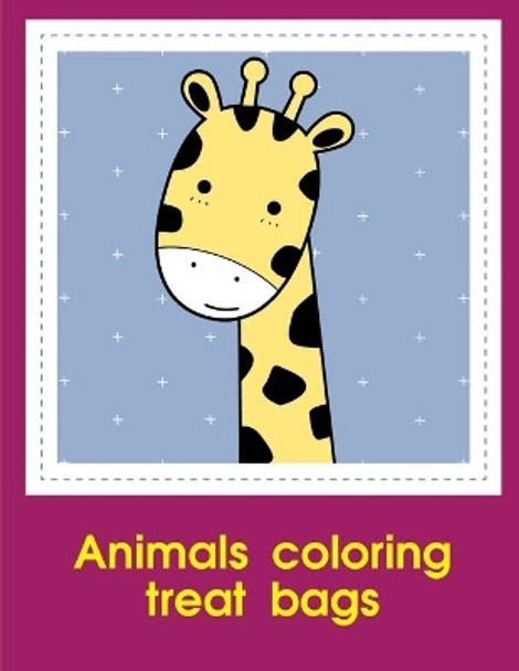 Animals coloring treat bags: Christmas Coloring Book for Children, Preschool, Kindergarten age 3-5 by J K Mimo 9781710742879