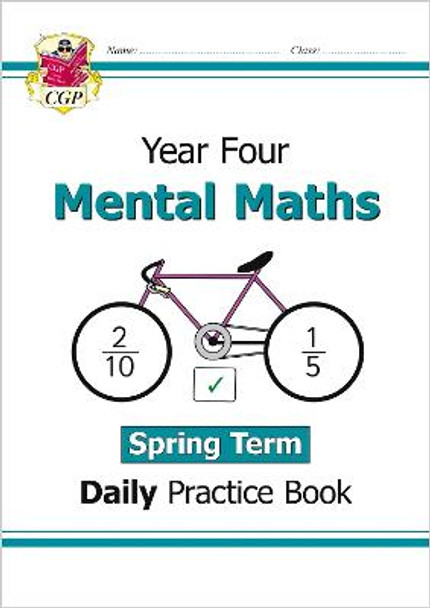 New KS2 Mental Maths Daily Practice Book: Year 4 - Spring Term by CGP Books