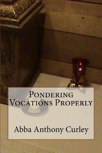 Pondering Vocations Properly by Abba Anthony Curley 9781548532826