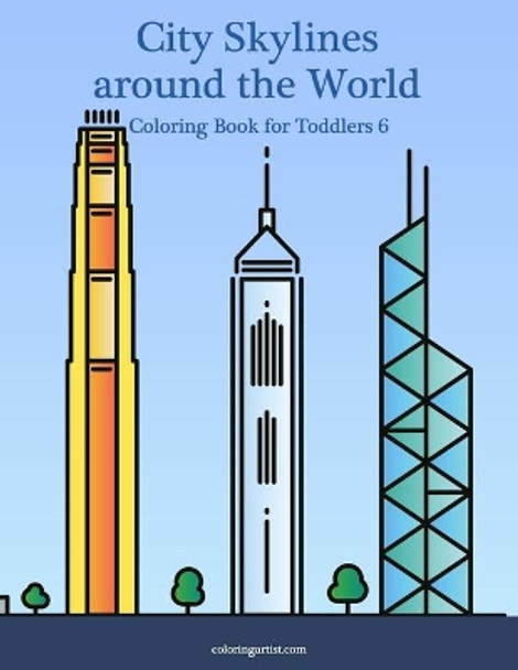 City Skylines around the World Coloring Book for Toddlers 6 by Nick Snels 9798687872423