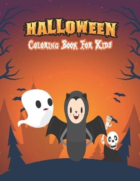 Halloween Coloring Book For Kids: Amazing children coloring hand drawn doodle style pumpkin, ghost, bat, autumn, shadows and more, fantasy coloring book of Halloween for kids super gift idea for kids this Halloween Vol: 3 by Ssr Press 9798688009484