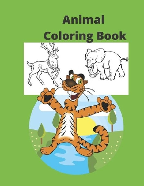 Animal Coloring Book: Actvity Coloring Pages for Kids by Anima Vero 9798697435656