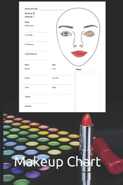 Contouring Makeup Chart: Paper Chart for Makeup Artist by Lila Print 9798604903827