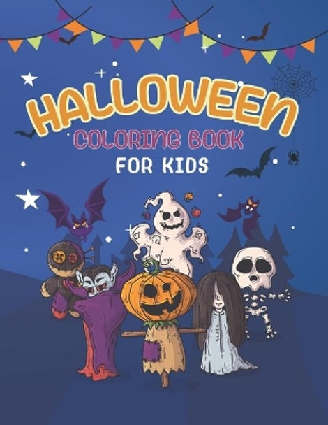 Halloween Coloring Book For Kids: 8.5 x 11 inches by Bookiny 9798676311421