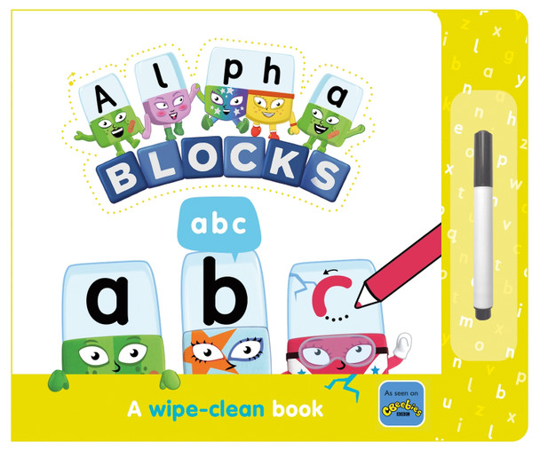 Alphablocks ABC: A Wipe-Clean Book by Sweet Cherry Publishing
