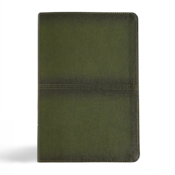 CSB Men's Daily Bible, Olive Leathertouch, Indexed by Robert Wolgemuth 9781430094135