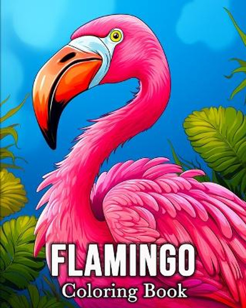 Flamingo Coloring book: 50 Cute Bird Images for Stress Relief and Relaxation by Mandykfm Bb 9798880654710