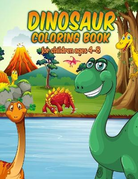 Dinosaur Coloring Book for Children ages 4-8 by Jeffery Burkart 9798566407081