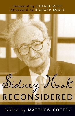 Sidney Hook Reconsidered by Matthew J. Cotter 9781591021933