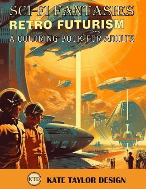 Retro Futurism: A Coloring Book for Adults: Immerse Yourself in a World of Retro Futurism by Kate Taylor Design 9798388007575