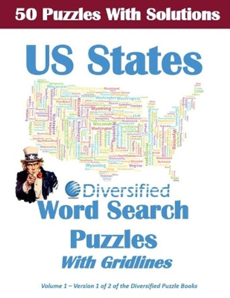 50 United States Word Search Puzzles With Solutions: Gridlines Included by Martin Stevens 9798681022701