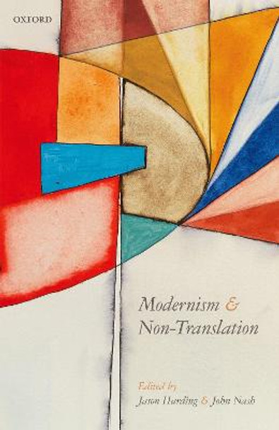 Modernism and Non-Translation by Jason Harding