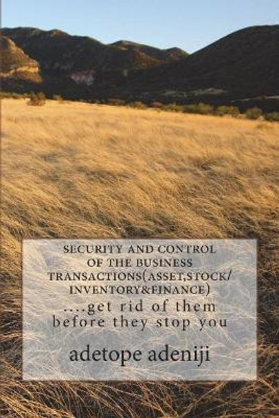 Security and Control of the Business Transactions(asset, Stock/Inventory&finance): ....Get Rid of Them Before They Stop You by Mr Adetope Oluseye Adeniji 9781723077616