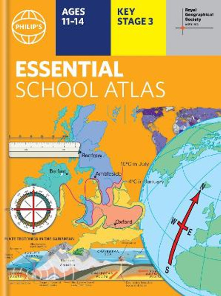 Philip's RGS Essential School Atlas: Hardback edition Philip's Maps 9781849076944