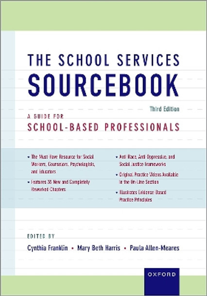 The School Services Sourcebook: A Guide for School-Based Professionals Cynthia Franklin 9780197603413