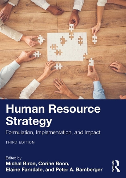 Human Resource Strategy: Formulation, Implementation, and Impact Michal Biron 9781032514307