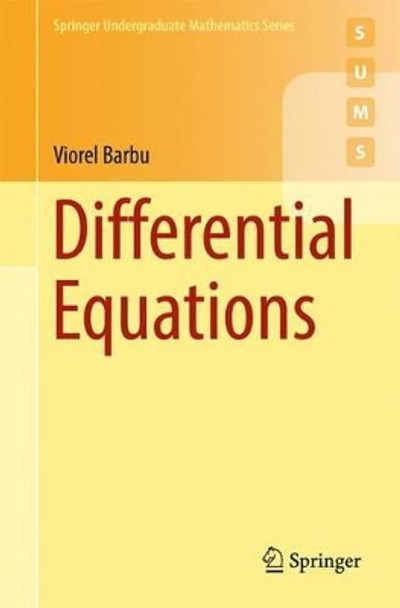 Differential Equations by Viorel Barbu 9783319452609