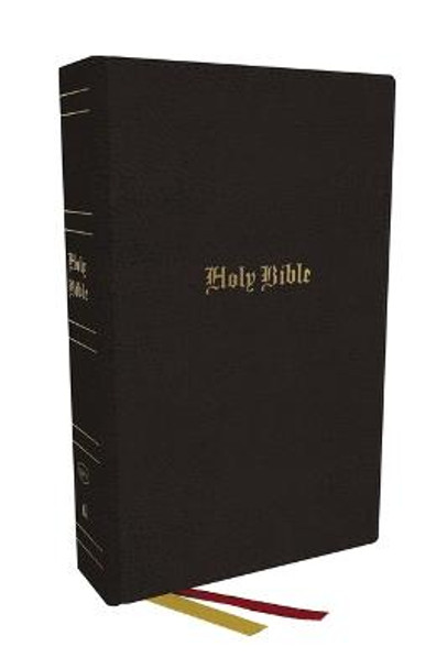 KJV Holy Bible, Super Giant Print Reference Bible, Black, Genuine Leather, 43,000 Cross References, Red Letter, Comfort Print: King James Version by Thomas Nelson