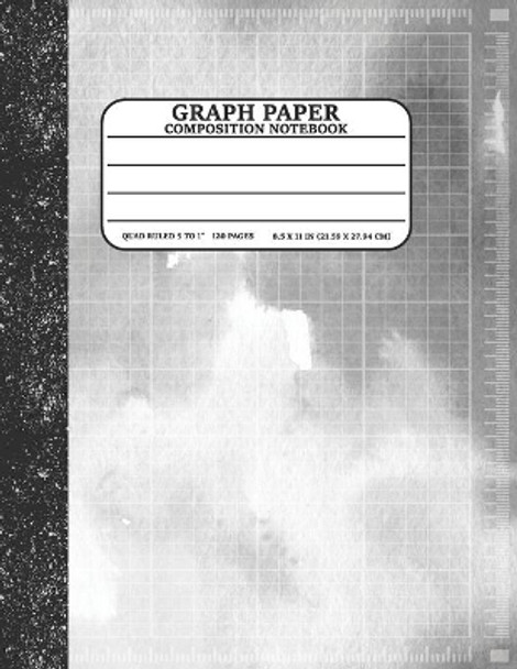 Graph Paper Composition Notebook: Math and Science Lover Graph Paper Cover Watercolor Silver (Quad Ruled 5 squares per inch, 120 pages) Birthday Gifts For Math Lover Teacher, Student Notebook by Bottota Publication 9781695358560