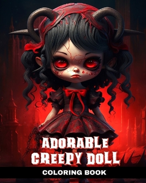 Adorable Creepy Doll Coloring Book: Cute and Creepy Coloring Pages with Baby Doll Designs by Regina Peay 9798880686285