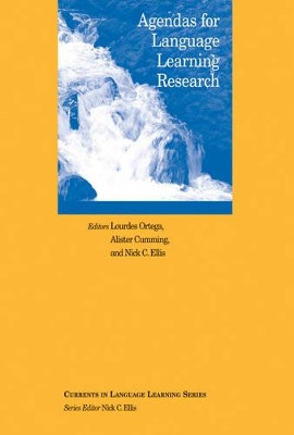 Agendas for Language Learning Research by Lourdes Ortega 9781118590706