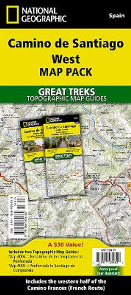 Camino de Santiago - Camino Frances West Map Pack Bundle: 2 Map set by National Geographic Maps 9781566959285