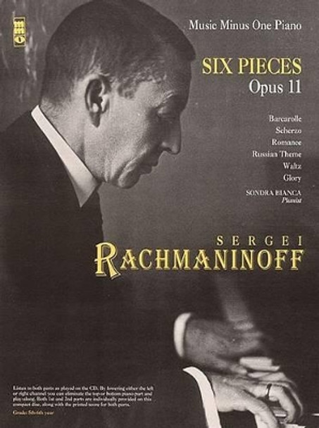 Rachmaninov - Six Pieces, Opus 11 by Sergei Rachmaninoff 9781596150232